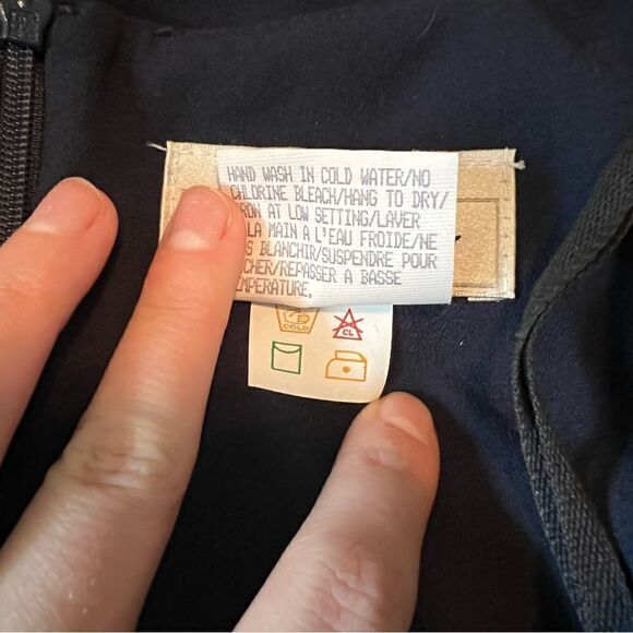 NWT! Nancy G vintage navy 2 piece dress and coat set - Picture 10 of 16